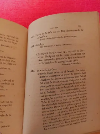 Libro antiguo 1876 catalogo Exposición GBArtes.