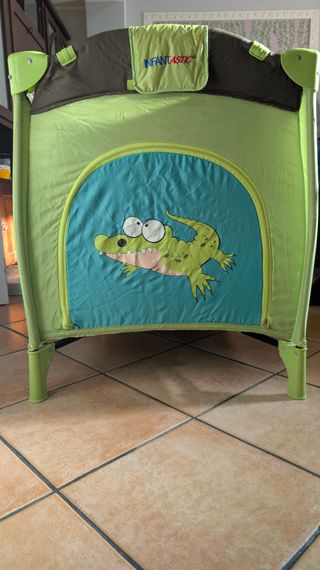 Lettino/Box Viaggio Infantastic Verde