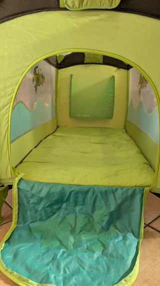 Lettino/Box Viaggio Infantastic Verde