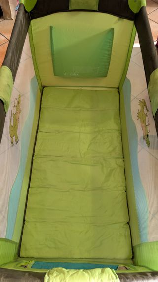 Lettino/Box Viaggio Infantastic Verde