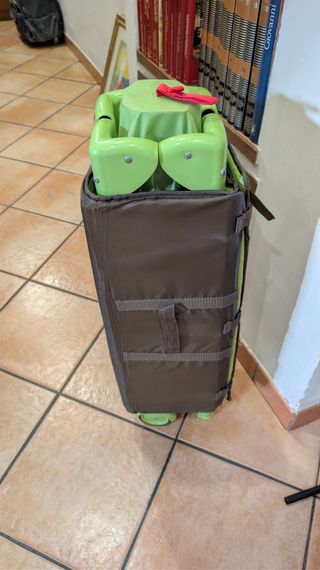 Lettino/Box Viaggio Infantastic Verde