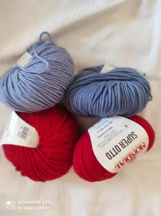 Gomitoli Lana Merino Extrafine Mondial Super Otto