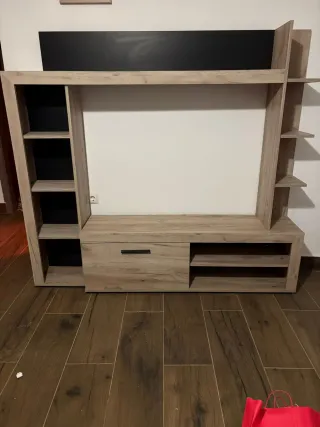 Mueble de salón madera color marrón