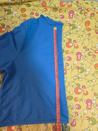 Blusa manga larga Primark azul Talla S