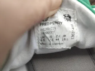 Zapatillas Fred Perry Hombre Verdes