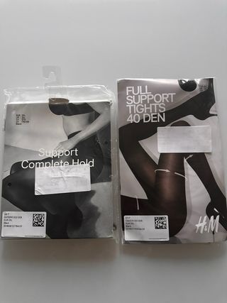 2 Collant H&M TG 2XL (IT 54, UK 22/26)