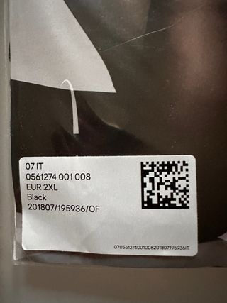 2 Collant H&M TG 2XL (IT 54, UK 22/26)