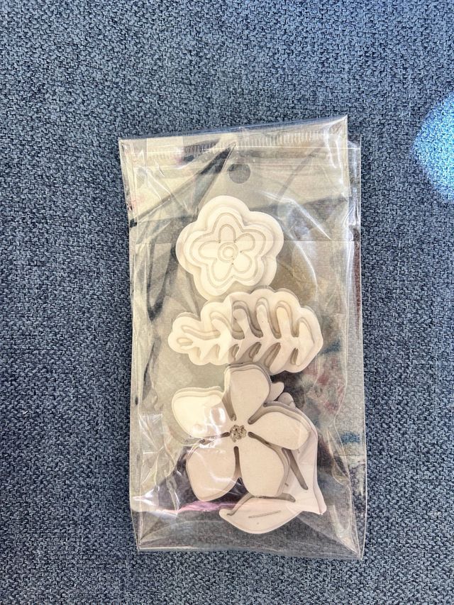 Sellos goma flexibles flores y hojas