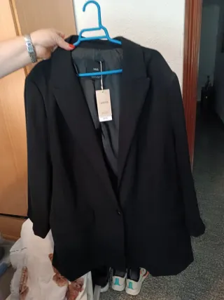 Chaqueta Mango Negra Talla M