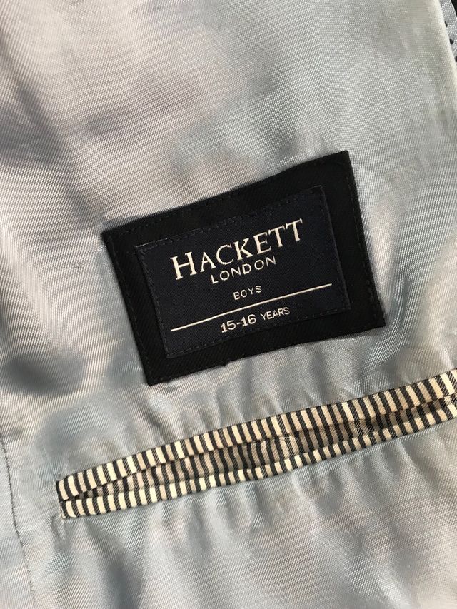 Chaqueta de traje Hackett negra