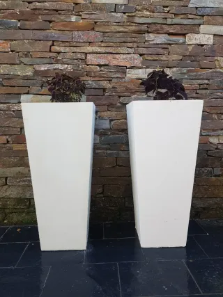 Jardineras, de muro  XXL, maceteros, cono