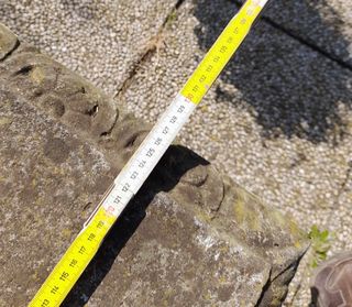 Tavolo da giardino con panche in cemento