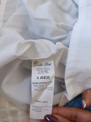 Vestido Dolce Petit niña