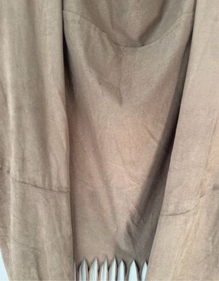 Chaleco de terciopelo con flecos