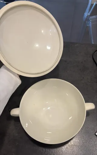 Zuppiera Limoges Georgia Ivory