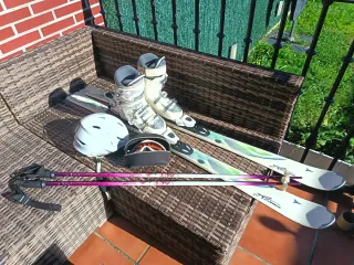 Equipo completo de esquí