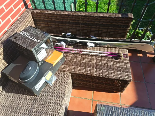 Equipo completo de esquí