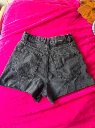 Shorts tejanos negros