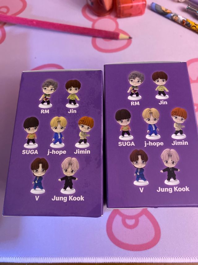 Muñecos Tiny Tan Jimin y Jin McDonald's unidad