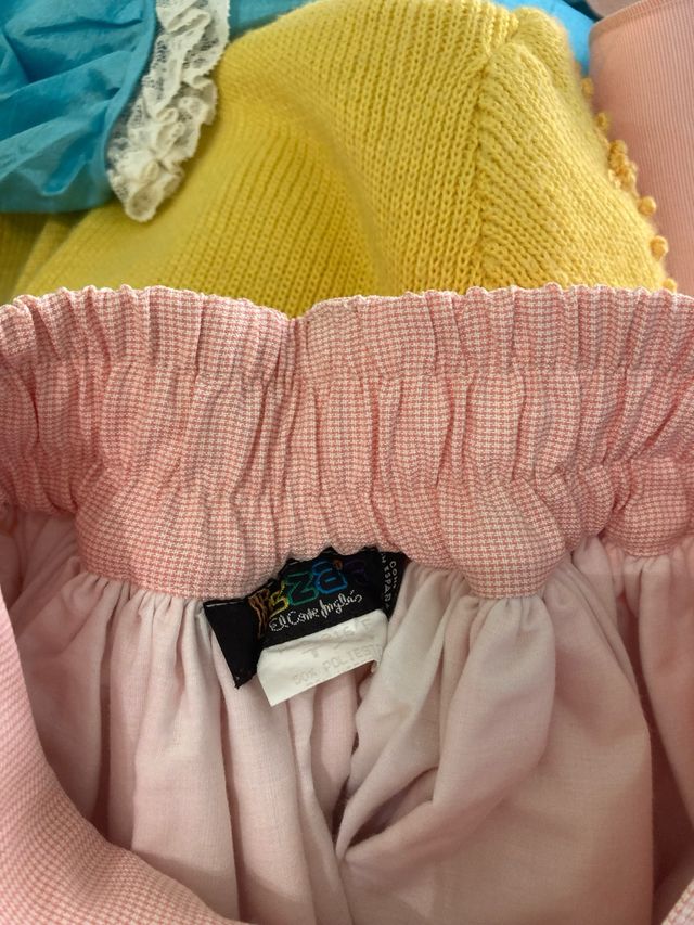 Conjunto niña 3 piezas bordadas talla 4 marca tiza