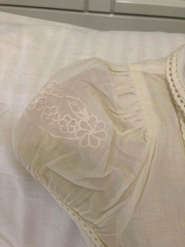 Conjunto niña 3 piezas bordadas talla 4 marca tiza