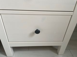 2 Mesitas de Noche Ikea Hemnes Blancas