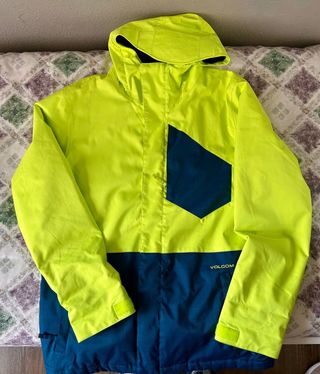 Anorak Volcom Amarillo y Azul de hombre talla L