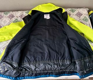 Anorak Volcom Amarillo y Azul de hombre talla L