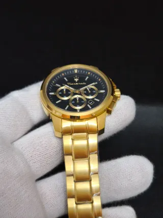 Reloj Maserati Successo R8873621013 Dorado y Negro