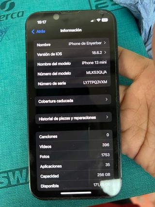 iPhone 13 mini 256 GB Nero