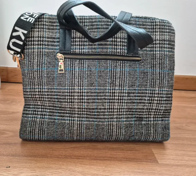 Bolso vintage gran capacidad aplicación tigre