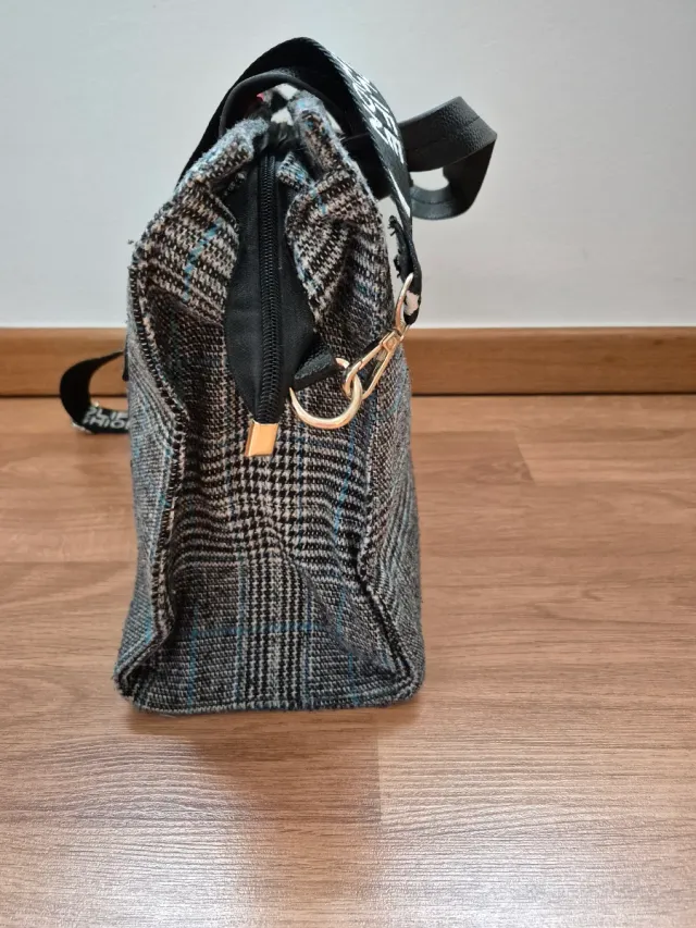 Bolso vintage gran capacidad aplicación tigre