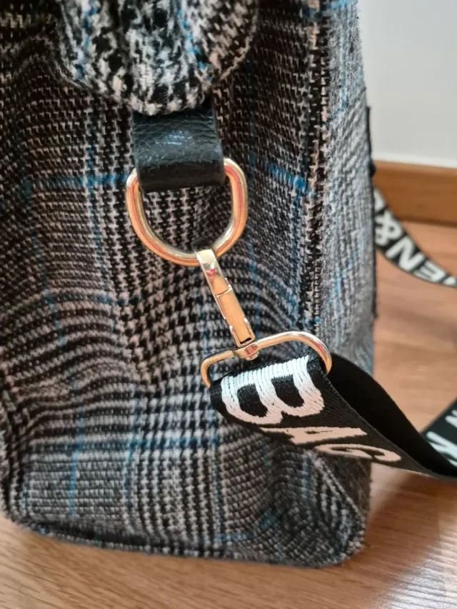 Bolso vintage gran capacidad aplicación tigre