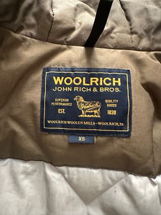 Woolrich Parka Verde Oliva Taglia XS