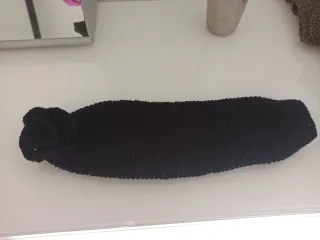 Cuello de lana negro