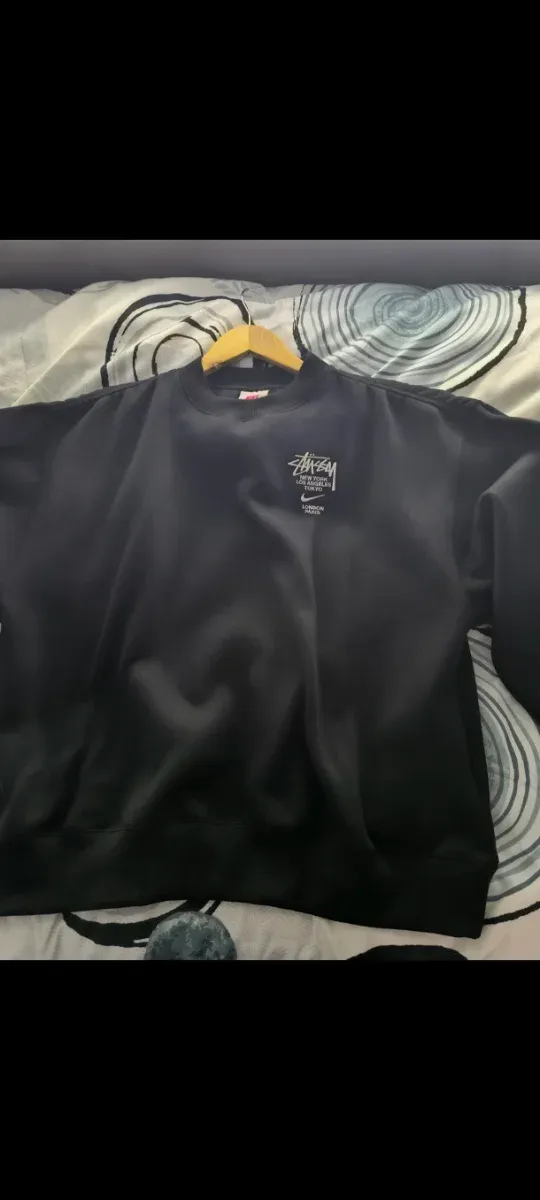 Sudadera Stüssy x Nike Negra
