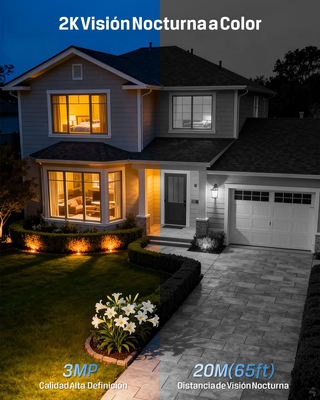 Cámara Vigilancia 4G LTE 2K con SIM Reemplazable