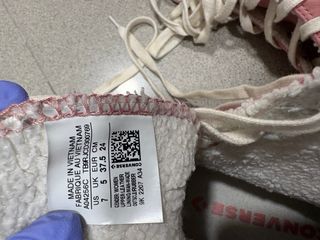 Converse rosas con forro interior