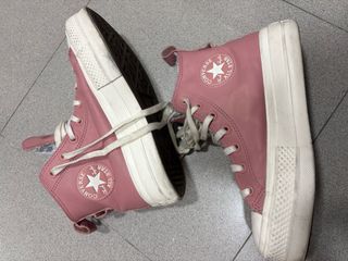 Converse rosas con forro interior