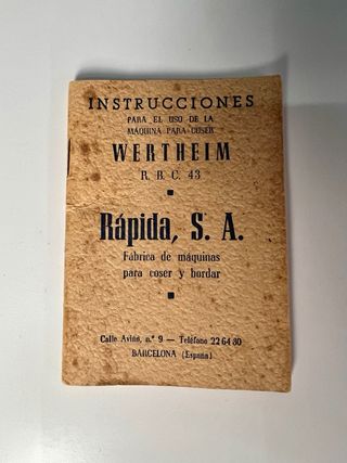 Máquina de coser Wertheim