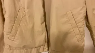 Giacca uomo GAS beige zip tasche