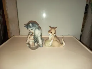 Figuras de porcelana: Gatos