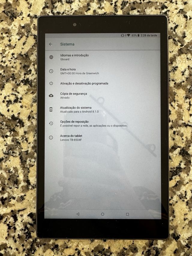 Tablet Lenovo Tab 4 Preto/Cinza