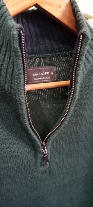 Camisola EssentialsMO verde com fecho