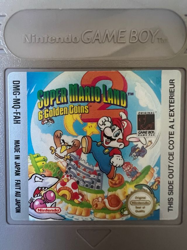 Super Mario Land 2 6 Golden Coins per Game Boy