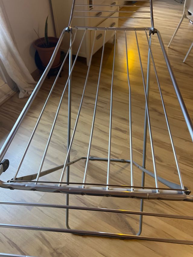 Tendedero plegable metal y plástico