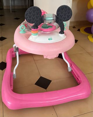 Andador Minnie Mouse rosa