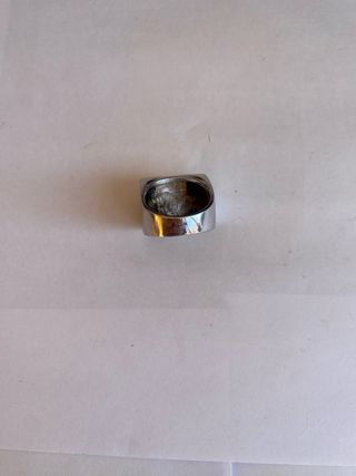 Anillo Plata Maciza Perla