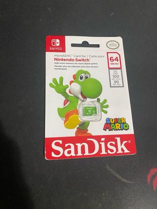 Tarjeta Micro SD 64GB Nintendo Switch