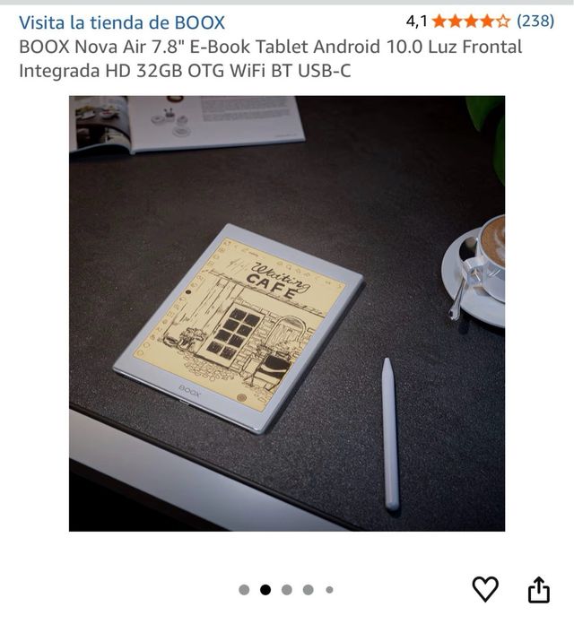 BOOX Nova Air 7.8 E-Reader Android 10